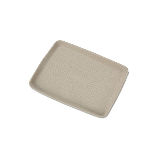 Huhtamaki Chinet, Strongholder Molded Fiber Food Trays, 9 X 12 X 1, Beige, Rectangular, 250PK 20815 - main